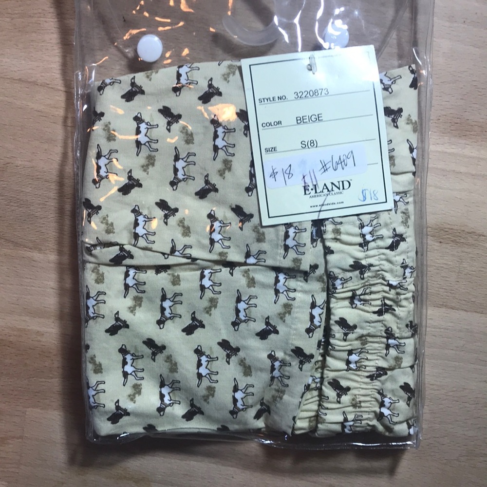 E Land Boxer Size 8 NWT